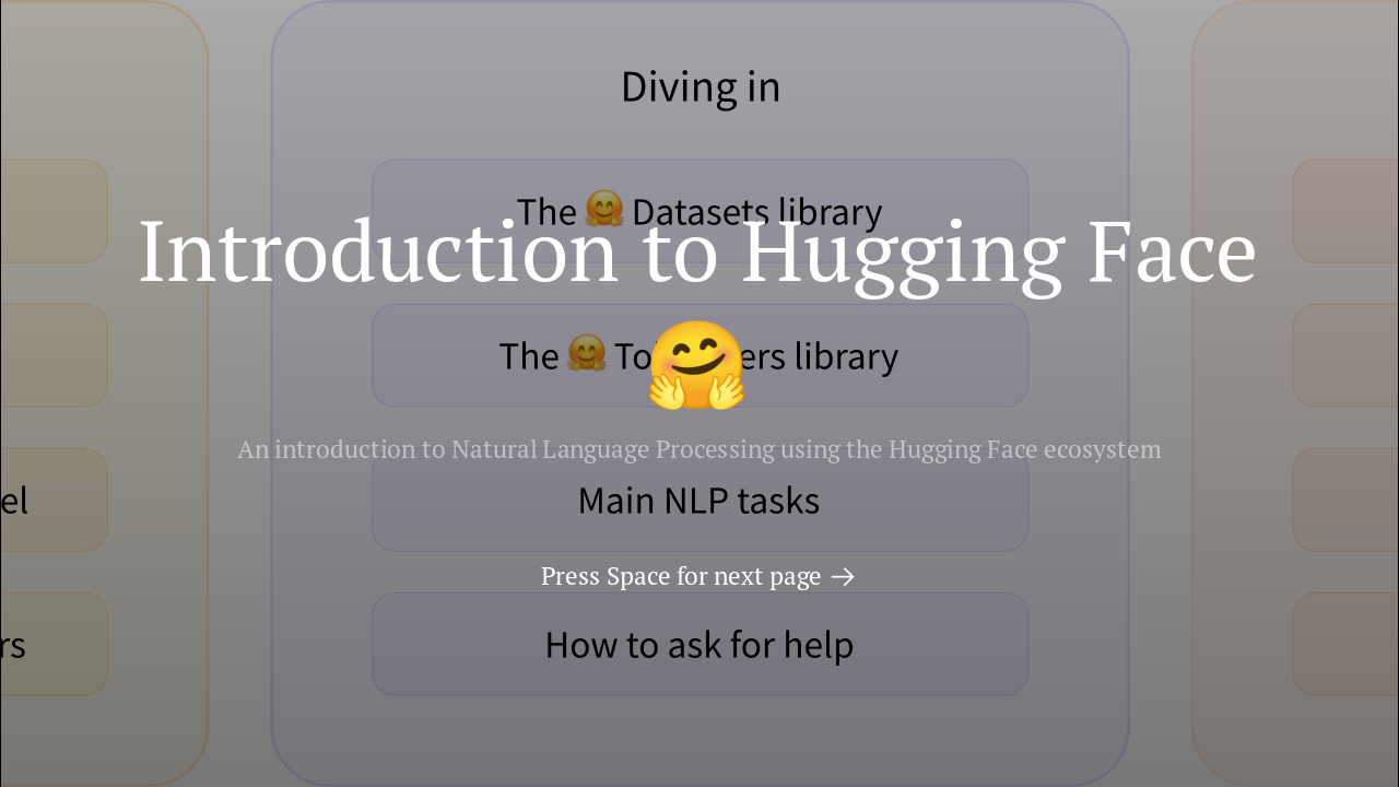 Hugging Face Course 1.1