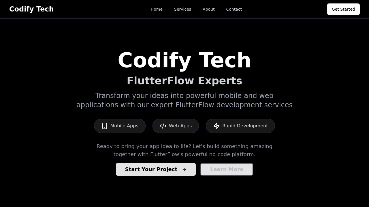 Codify Tech: Flutterflow Experts